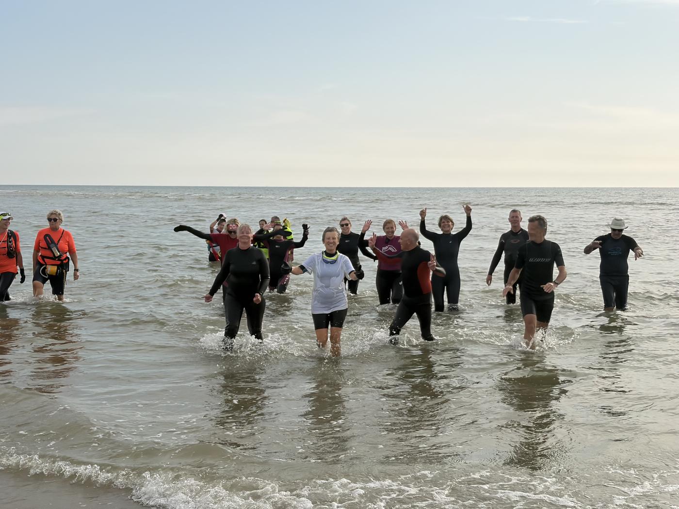 Groupe de longeurs au coucher de soleil – 24 juillet 2026 Merlimont Côte et Mer
